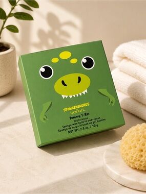 Spongeasaurus Tommy T-Rex Body Wash Infused Sponge